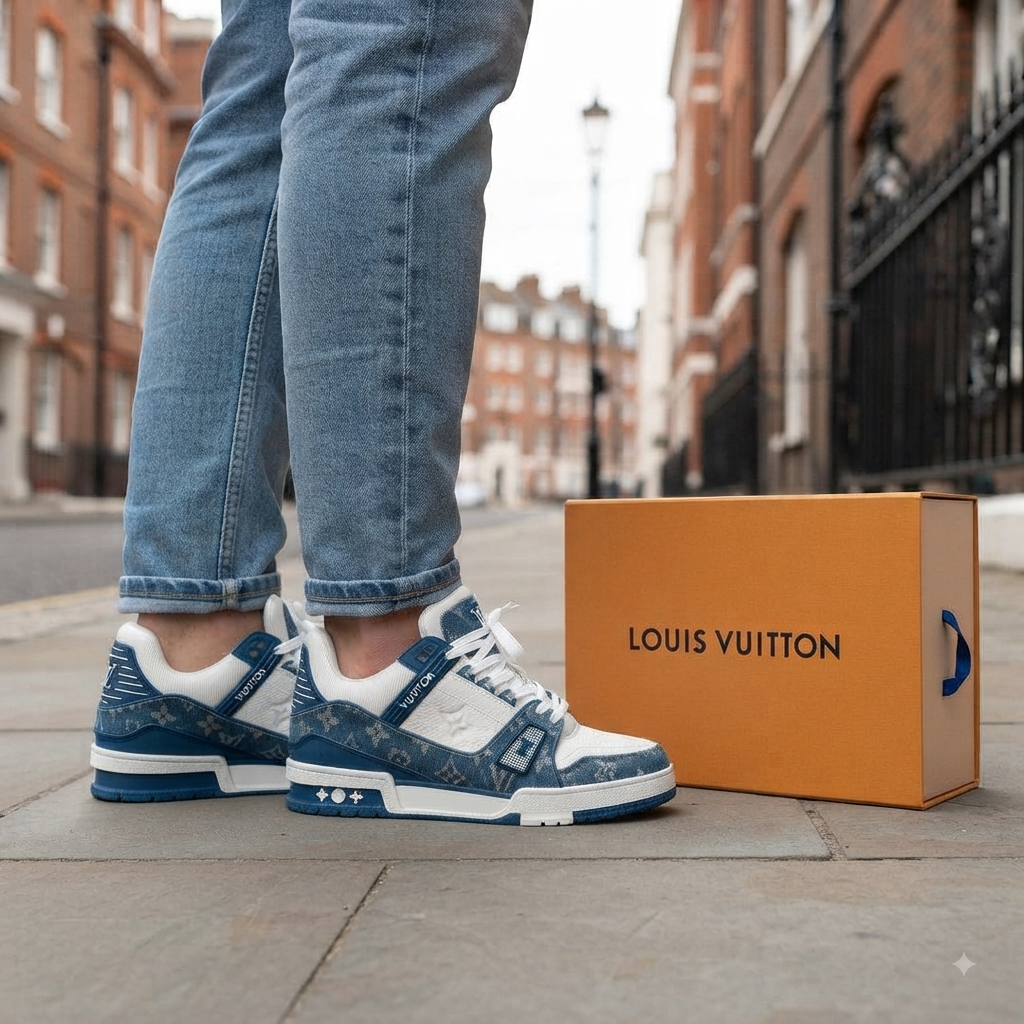 Louis Vuitton LV Trainer Sneaker - Blue/White