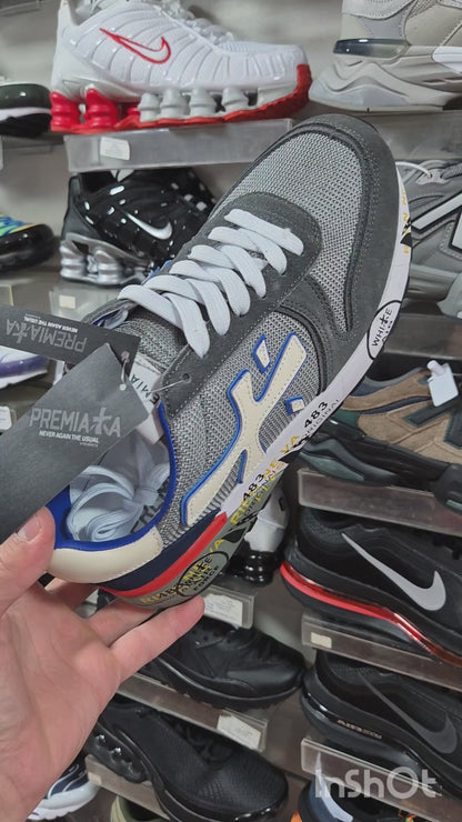 Premiata Muške Patike – Siva / Plava / Crvena PREMIUM Edition