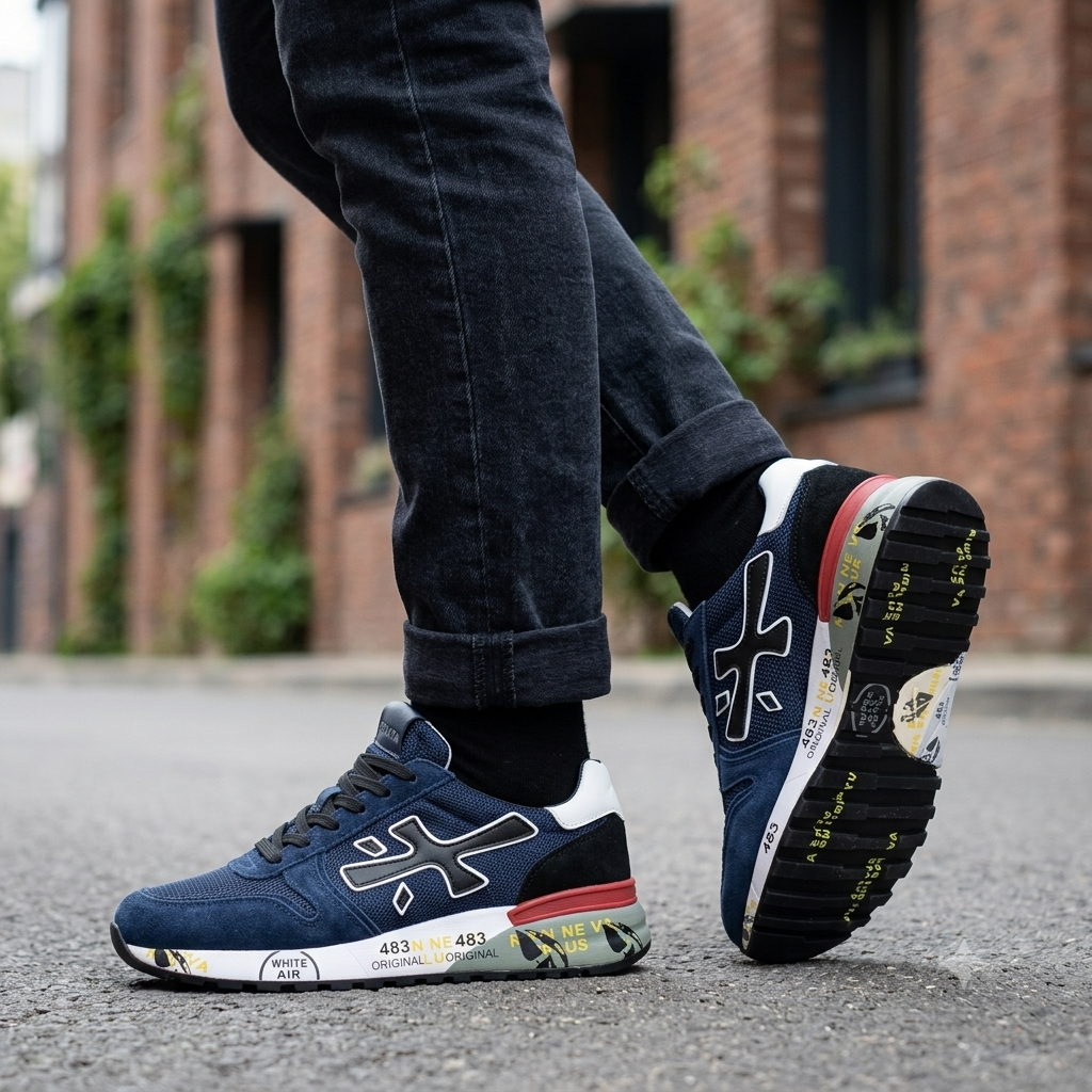 Muške patike Premiata - Blue/Multi