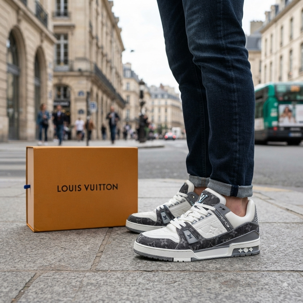 Louis Vuitton LV Trainer Sneaker - Grey/White