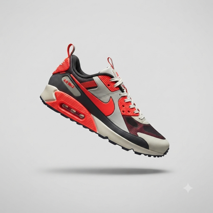 Nike Air Max 90 "Grey/Red"