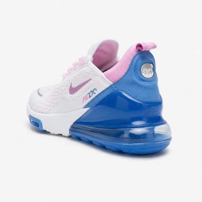 Nike Air Max 270 "White/Pink-Blue