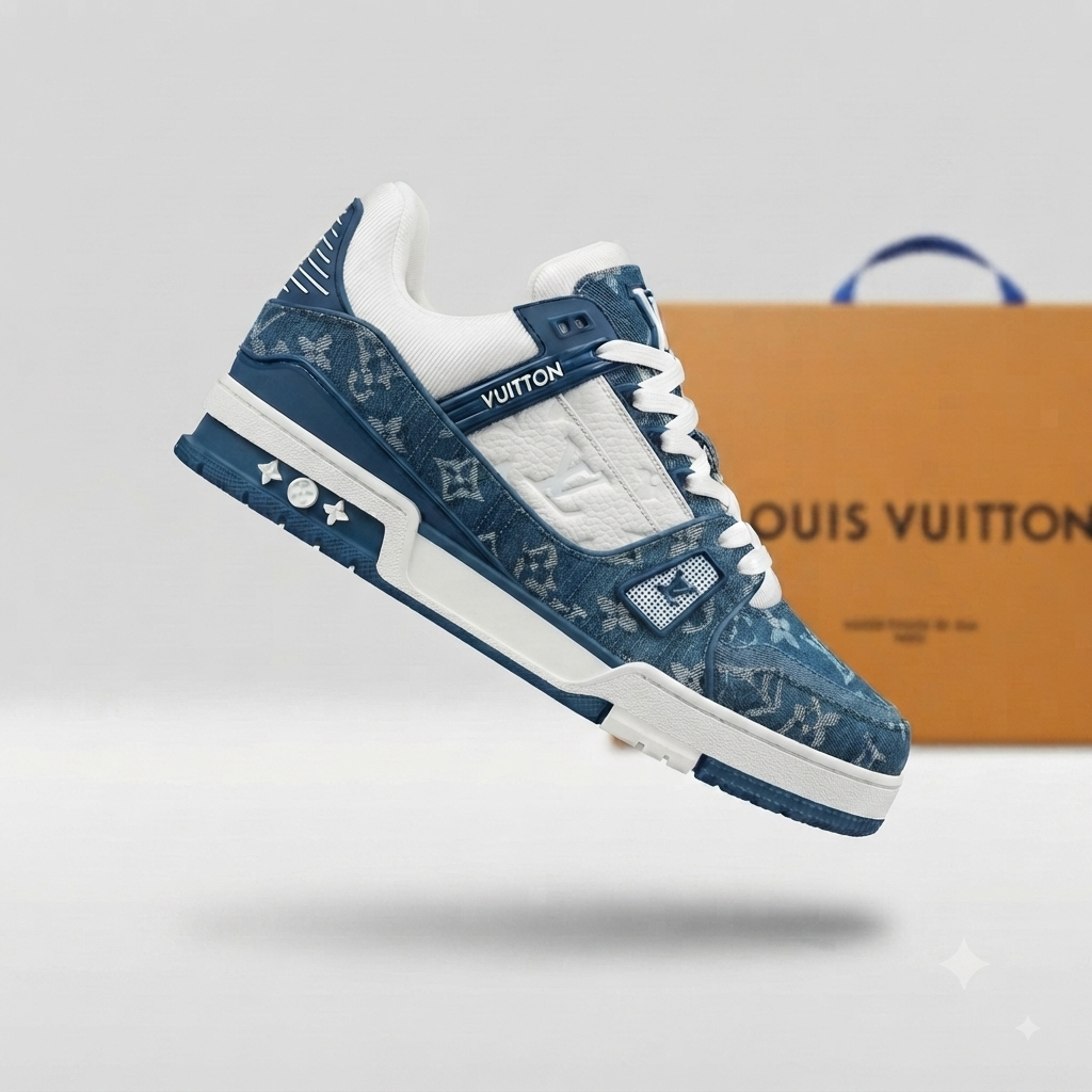 Louis Vuitton LV Trainer Sneaker - Blue/White