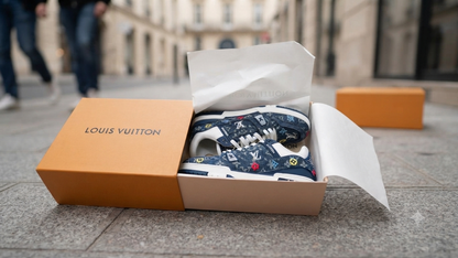 Louis Vuitton Trainer - Blue Monogram Edition