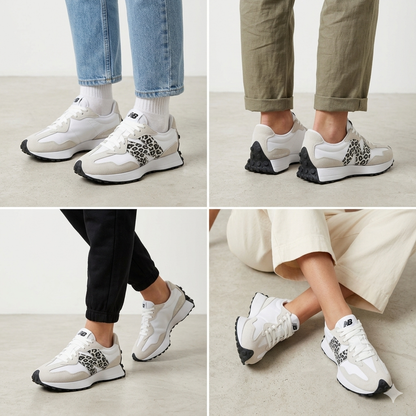 New Balance 327 Leopard White Beige ženske patike
