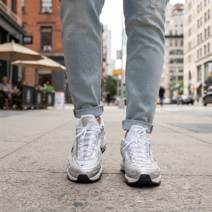 Nike Air Max – Muške Lifestyle Patike | Bijelo-Sive