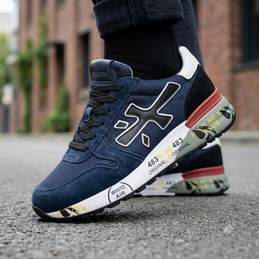 Muške patike Premiata - Blue/Multi