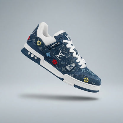 Louis Vuitton Trainer - Blue Monogram Edition