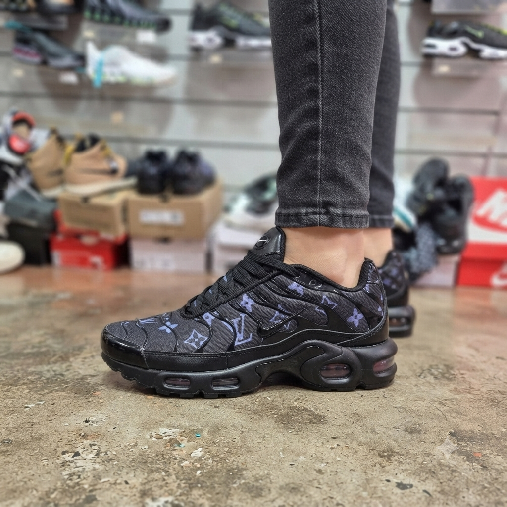 Nike Air Max Plus TN Monogram Black