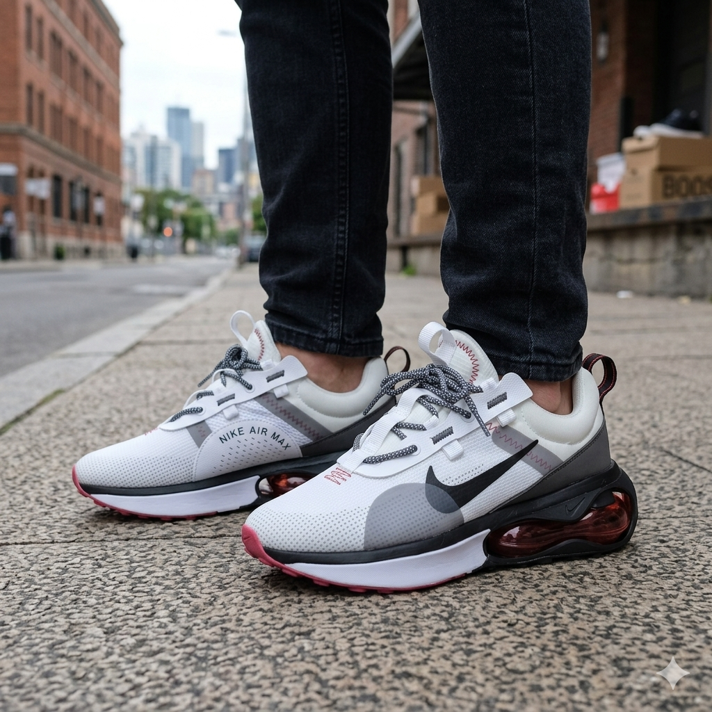Nike Air Max Pulse – Photon Dust / University Red