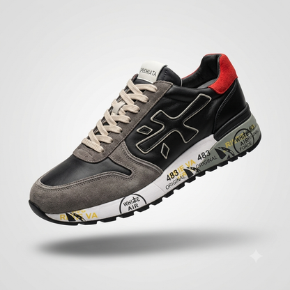 Muške Premiata patike – Black/Grey/Red