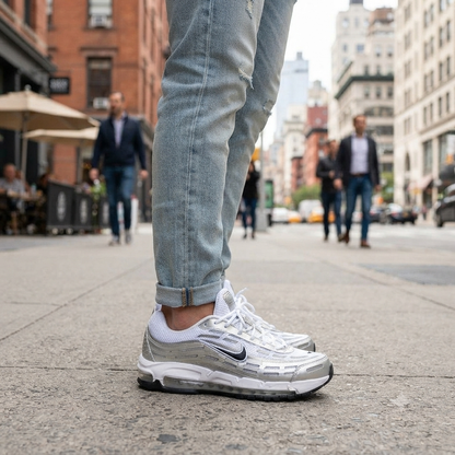 Nike Air Max – Muške Lifestyle Patike | Bijelo-Sive